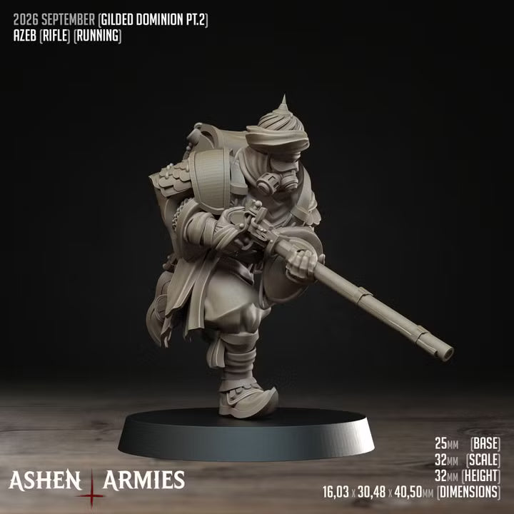 Azebs, Gilded Dominion - Bullet Crusade - Unpainted Miniature