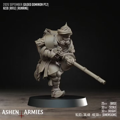 Azebs, Gilded Dominion - Bullet Crusade - Unpainted Miniature
