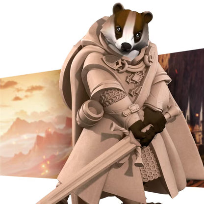 Badgerfolk Explorer - Unpainted Miniature