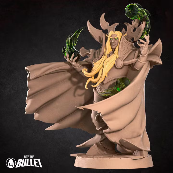 Elf Pyromancer - Unpainted Miniature