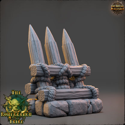 Bonebranch Palisade 3 - The Bonebranch Tribe - Unpainted Miniature