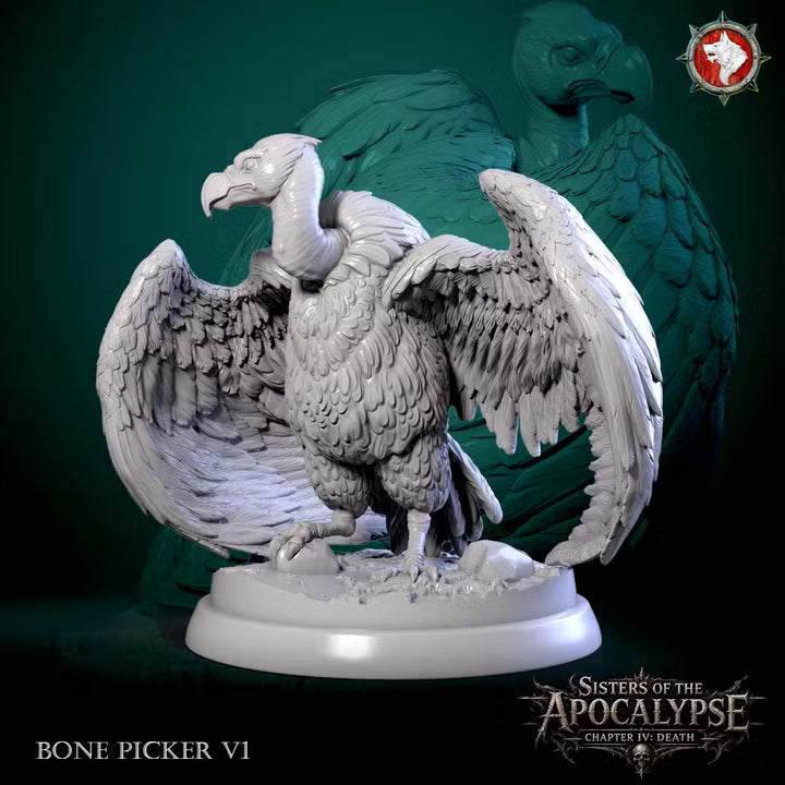 Bone Pickers, Vultures | Sisters of Apocalypse, Death | Unpainted Miniature