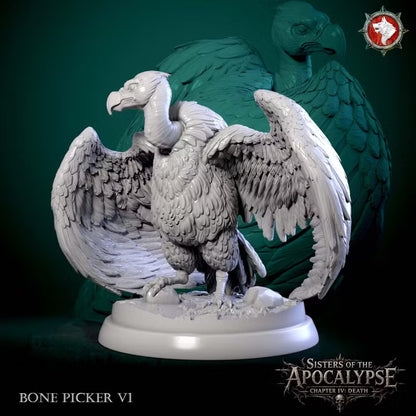 Bone Pickers, Vultures | Sisters of Apocalypse, Death | Unpainted Miniature