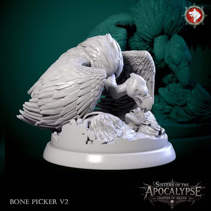 Bone Pickers, Vultures | Sisters of Apocalypse, Death | Unpainted Miniature