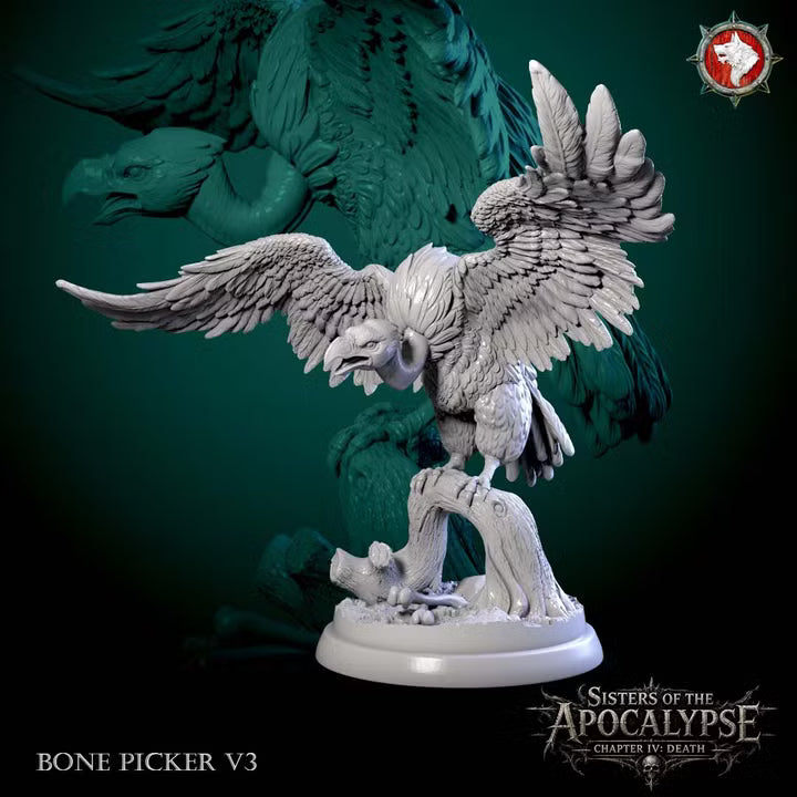Bone Pickers, Vultures | Sisters of Apocalypse, Death | Unpainted Miniature