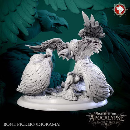 Bone Pickers, Vultures | Sisters of Apocalypse, Death | Unpainted Miniature
