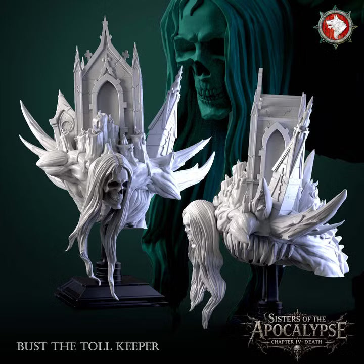 The Toll Keeper - Unpainted Miniature Bust