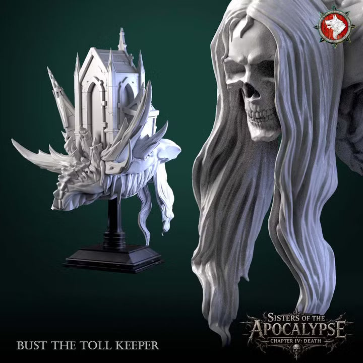 The Toll Keeper - Unpainted Miniature Bust