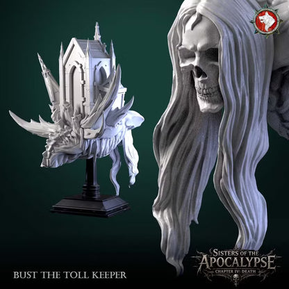 The Toll Keeper - Unpainted Miniature Bust