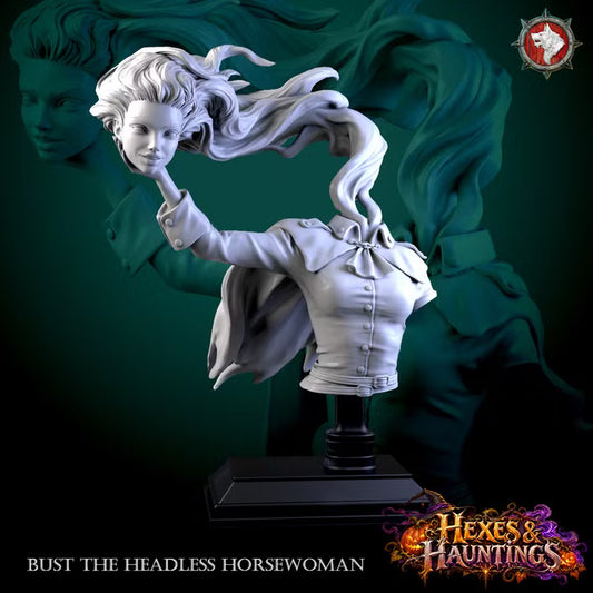 Headless Horsewoman - Unpainted Miniature Bust