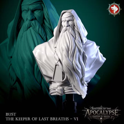 The Keeper of Last Breaths - Unpainted Miniature Bust