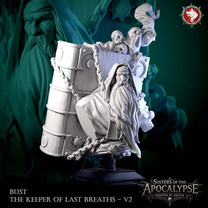 The Keeper of Last Breaths - Unpainted Miniature Bust