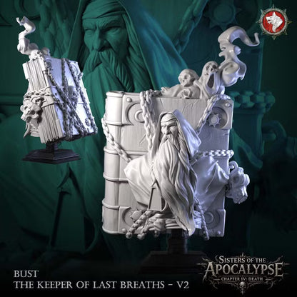 The Keeper of Last Breaths - Unpainted Miniature Bust