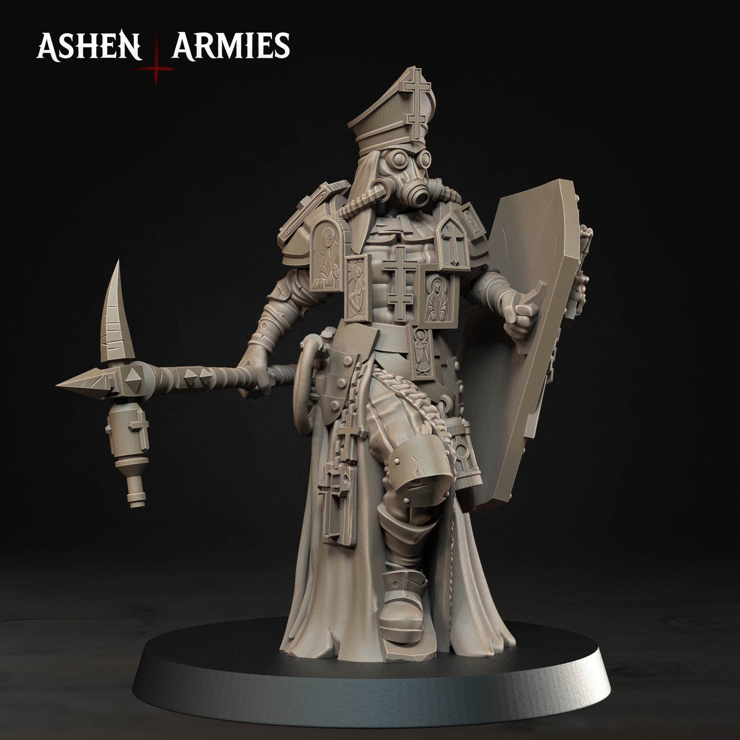 Female Castigator, Hammer, Bleeding Procession - Bullet Crusade - Unpainted Miniature
