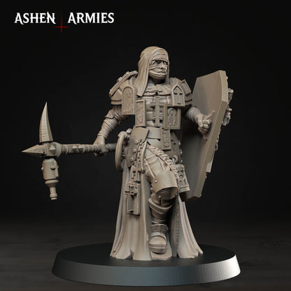 Female Castigator, Hammer, Bleeding Procession - Bullet Crusade - Unpainted Miniature