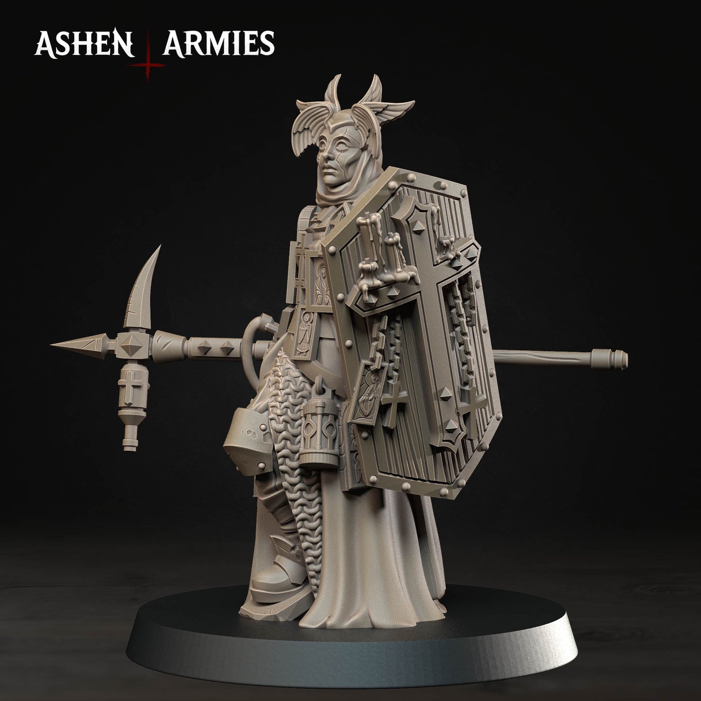 Female Castigator, Hammer, Bleeding Procession - Bullet Crusade - Unpainted Miniature