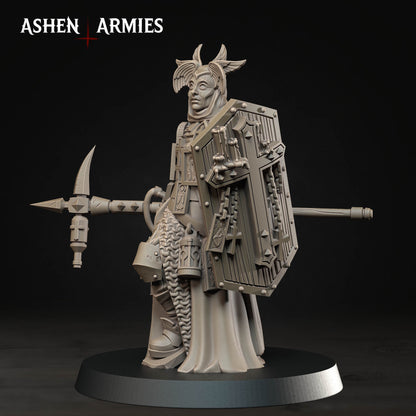 Female Castigator, Hammer, Bleeding Procession - Bullet Crusade - Unpainted Miniature