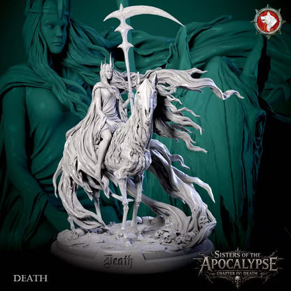 Death, Apocalyptic Horseman | Sisters of Apocalypse | Unpainted Miniature