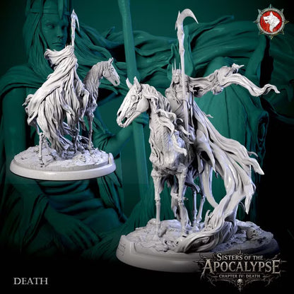 Death, Apocalyptic Horseman | Sisters of Apocalypse | Unpainted Miniature