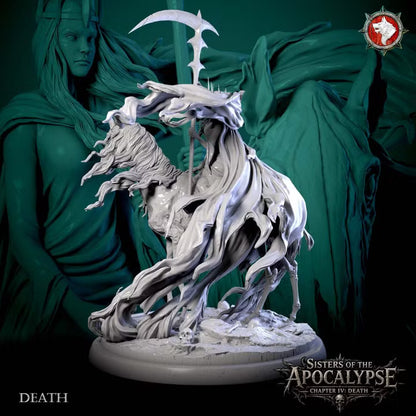 Death, Apocalyptic Horseman | Sisters of Apocalypse | Unpainted Miniature