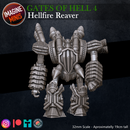 Hellfire Reaver | Unpainted Miniature