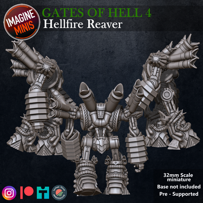 Hellfire Reaver | Unpainted Miniature