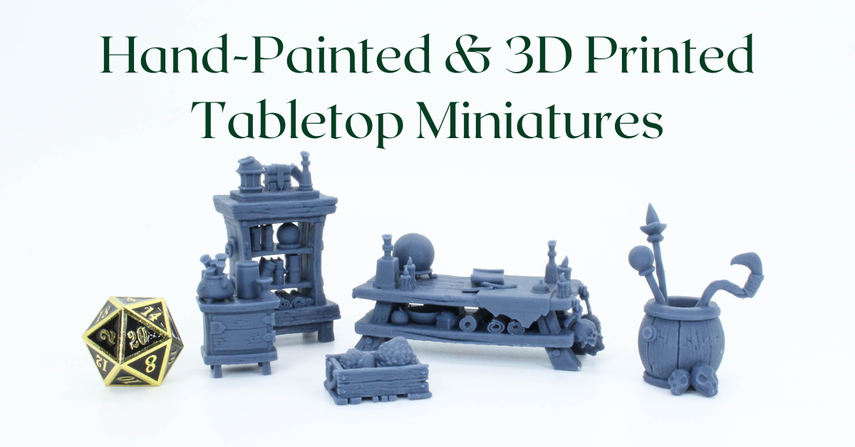 Hand Painted & 3D Printed Tabletop Miniatures – Ryn's Wild Menagerie