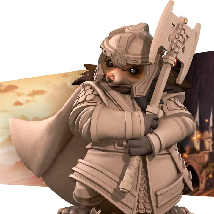 Hedgehogfolk Explorer - Unpainted Miniature