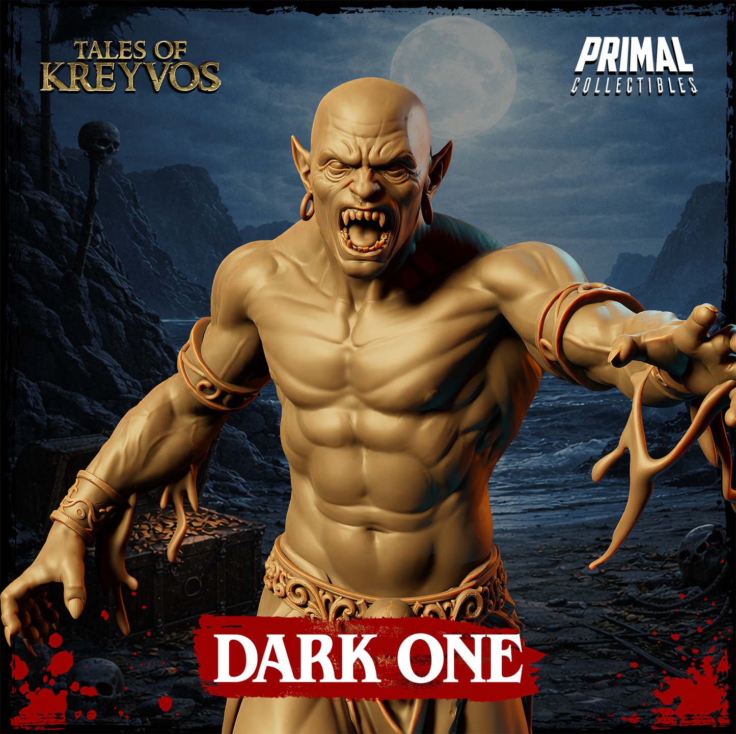 Demon, Dark One - Tales of Kreyvos - Unpainted Miniature