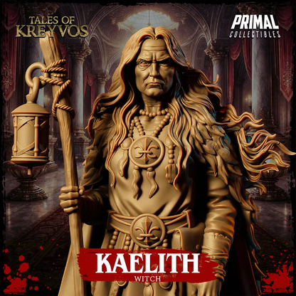 Kaelith, Old Witch - Tales of Kreyvos - Unpainted Miniature