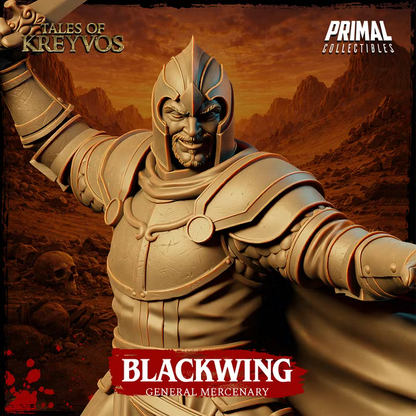Blackwing, Mercenary - Tales of Kreyvos - Unpainted Miniature