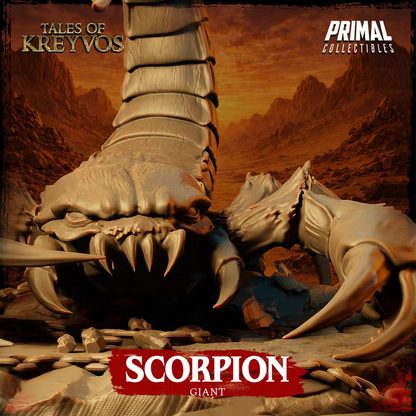 Giant Scorpion - Tales of Kreyvos - Unpainted Miniature