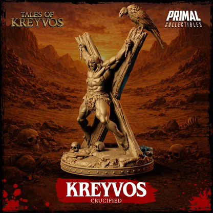 Barbarian, Crucified - Tales of Kreyvos - Unpainted Miniature