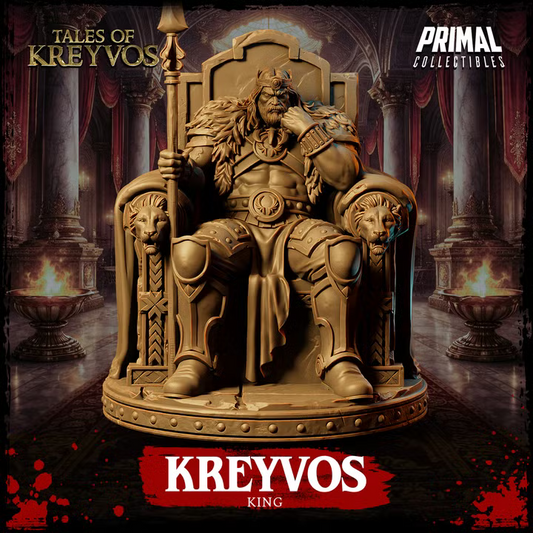 King Kreyvos - Tales of Kreyvos - Unpainted Miniature