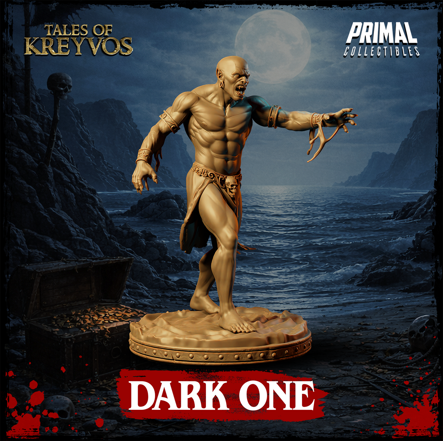 Demon, Dark One - Tales of Kreyvos - Unpainted Miniature