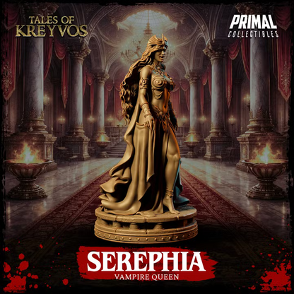 Serephia, Vampire Queen - Tales of Kreyvos - Unpainted Miniature