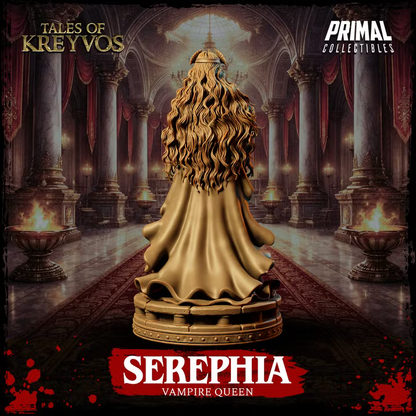 Serephia, Vampire Queen - Tales of Kreyvos - Unpainted Miniature