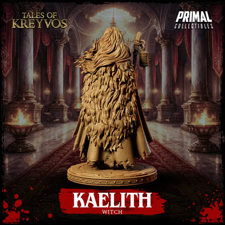 Kaelith, Old Witch - Tales of Kreyvos - Unpainted Miniature