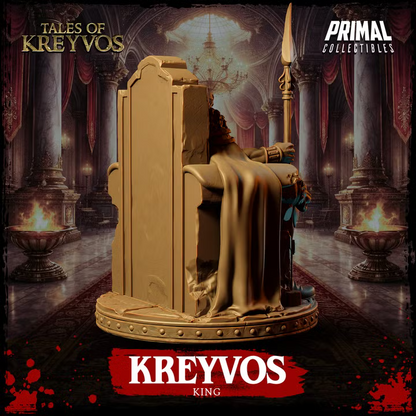 King Kreyvos - Tales of Kreyvos - Unpainted Miniature