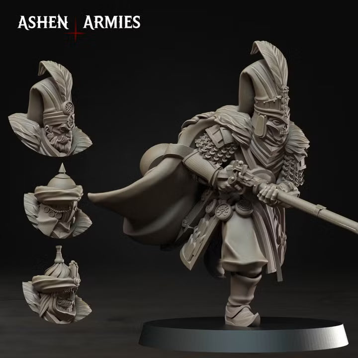 Janissaries, Gilded Dominion - Bullet Crusade - Unpainted Miniature
