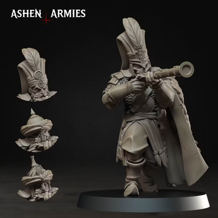 Janissaries, Gilded Dominion - Bullet Crusade - Unpainted Miniature