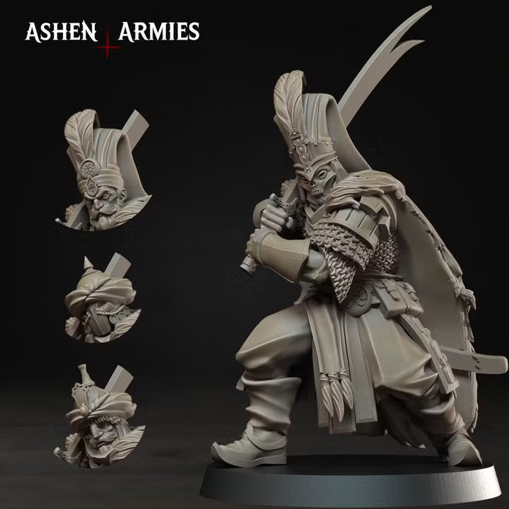 Janissaries, Gilded Dominion - Bullet Crusade - Unpainted Miniature