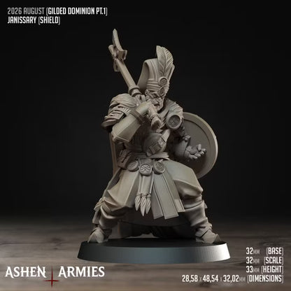 Janissaries, Gilded Dominion - Bullet Crusade - Unpainted Miniature