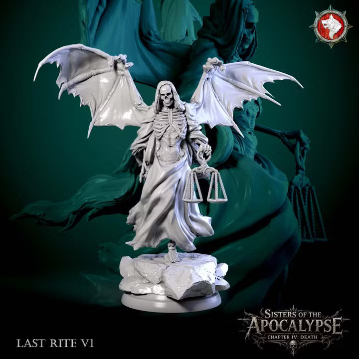 Last Rites, Winged Skeletons | Sisters of Apocalypse, Death | Unpainted Miniature