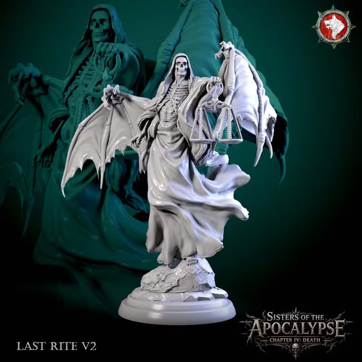 Last Rites, Winged Skeletons | Sisters of Apocalypse, Death | Unpainted Miniature