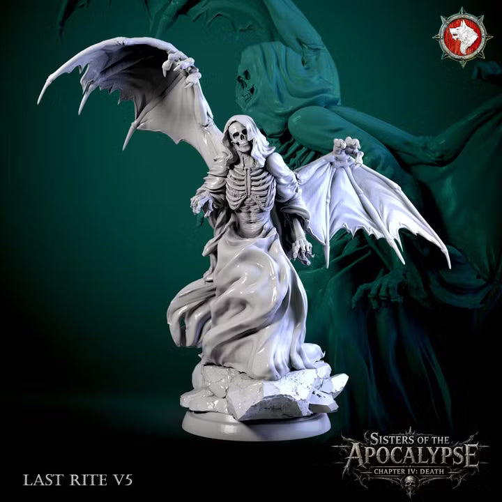 Last Rites, Winged Skeletons | Sisters of Apocalypse, Death | Unpainted Miniature