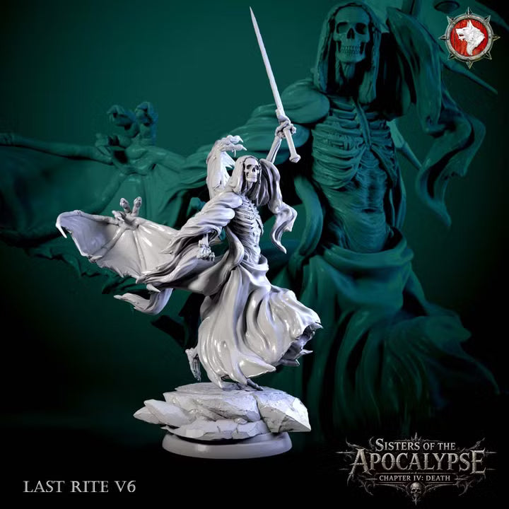 Last Rites, Winged Skeletons | Sisters of Apocalypse, Death | Unpainted Miniature