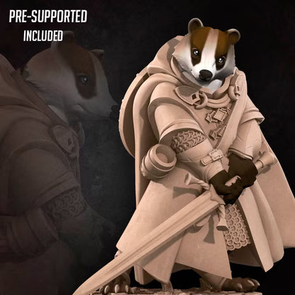 Badgerfolk Explorer - Unpainted Miniature