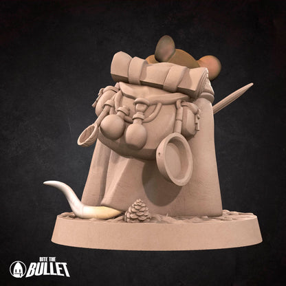 Mousefolk Explorer - Unpainted Miniature