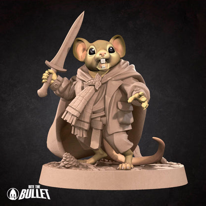 Mousefolk Explorer - Unpainted Miniature
